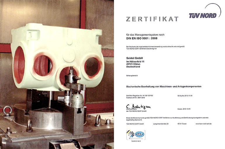 <b>2010</b>&nbsp;&nbsp;&nbsp;Horizontal-Bearbeitungszentrum mir vierfach Palettenwechsel.